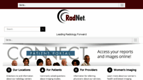 What Radnetnorthernca.com website looked like in 2018 (6 years ago)
