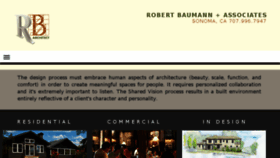 What Robertbaumann.com website looked like in 2018 (6 years ago)