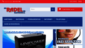What Radeleletronica.com.br website looked like in 2018 (6 years ago)