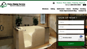What Roloxhomeservice.com website looked like in 2018 (6 years ago)