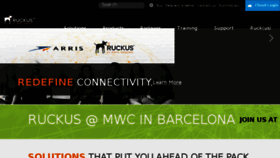 What Ruckuswireless.com website looked like in 2018 (6 years ago)