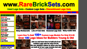 What Rarebricksets.com website looked like in 2018 (6 years ago)