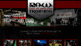 What Raw-training.com website looked like in 2018 (6 years ago)