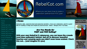 What Rebelcat.com website looked like in 2018 (6 years ago)