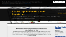 What Reputazioneonline.it website looked like in 2018 (6 years ago)