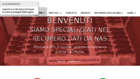 What Recupero-dati-nas-raid5.it website looked like in 2018 (6 years ago)