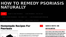 What Remedypsoriasisnaturally.com website looked like in 2018 (6 years ago)