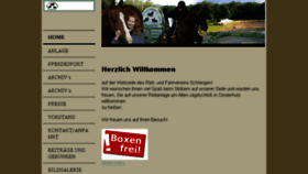 What Reitverein-schlangen.de website looked like in 2018 (6 years ago)