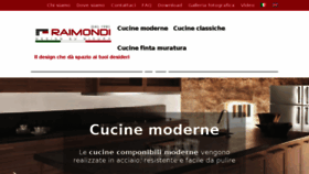What Raimondi-cucine.it website looked like in 2018 (6 years ago)