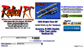 What Radicalrc.com website looked like in 2018 (6 years ago)