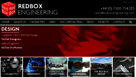 What Redboxengineering.com website looked like in 2018 (6 years ago)