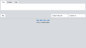 What Rentry.co website looked like in 2018 (8 years ago)