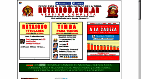 What Ruta1000.com website looked like in 2018 (6 years ago)