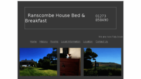 What Ranscombehouse.co.uk website looked like in 2018 (6 years ago)