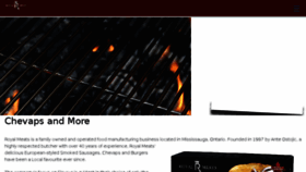 What Royalmeats.com website looked like in 2018 (6 years ago)