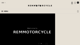 What Remmotorcycle.co website looked like in 2018 (6 years ago)
