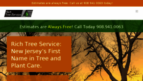 What Richtreeservice.com website looked like in 2018 (6 years ago)
