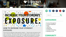 What Resources.storenvy.com website looked like in 2018 (6 years ago)