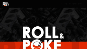 What Rollnpokedallas.com website looked like in 2018 (6 years ago)