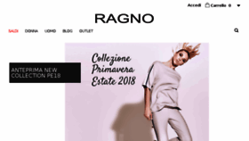 What Ragno.eu website looked like in 2018 (6 years ago)