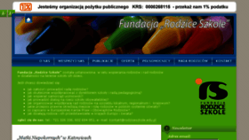 What Rodziceszkole.edu.pl website looked like in 2018 (6 years ago)