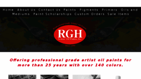What Rghartistoilpaint.com website looked like in 2018 (6 years ago)