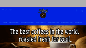 What Raphaelscoffee.com website looked like in 2018 (7 years ago)