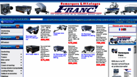 What Remorques-franc.com website looked like in 2018 (6 years ago)