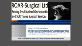What Roarsurgical.co.uk website looked like in 2018 (6 years ago)