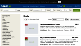 What Reality.bazar.sk website looked like in 2018 (6 years ago)