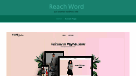 What Reachword.com website looked like in 2018 (6 years ago)