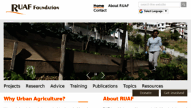 What Ruaf.org website looked like in 2018 (6 years ago)