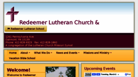 What Redeemer-oakmont.org website looked like in 2018 (6 years ago)