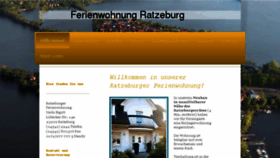 What Ratzeburg-ferienwohnung.de website looked like in 2018 (6 years ago)