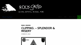 What Rocksalted.com website looked like in 2018 (6 years ago)
