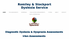 What Romileydyslexia.com website looked like in 2018 (6 years ago)