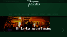 What Restaurant-faustus.de website looked like in 2018 (6 years ago)