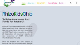 What Rhizokidsohio.com website looked like in 2018 (6 years ago)