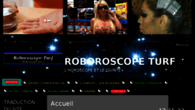 What Roboroscope-turf.fr website looked like in 2018 (6 years ago)