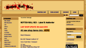 What Rottenrollrex.com website looked like in 2018 (6 years ago)