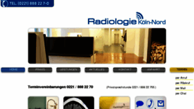 What Radiologie-koeln-nord.de website looked like in 2018 (6 years ago)