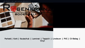 What Rosenkranz-bodenbelag.ch website looked like in 2018 (6 years ago)