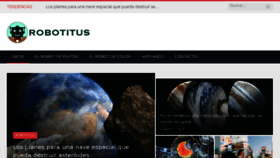 What Robotitus.com website looked like in 2018 (6 years ago)