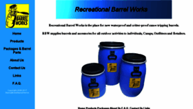 What Recreationalbarrelworks.com website looked like in 2018 (6 years ago)