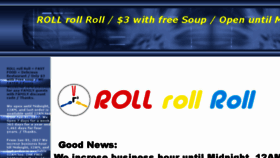 What Rollrollroll.com website looked like in 2018 (6 years ago)