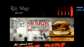 What Ribsnwings.com website looked like in 2018 (6 years ago)