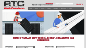 What Rtcwestvlaanderen.be website looked like in 2018 (6 years ago)