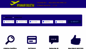 What Ryanairbilietai.com website looked like in 2018 (6 years ago)
