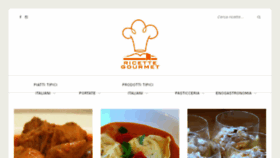 What Ricettegourmet.com website looked like in 2018 (6 years ago)