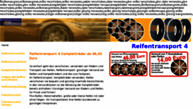 What Reifentransport24.de website looked like in 2018 (6 years ago)